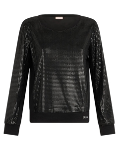 Толстовка с пайетками, черный Liu jo