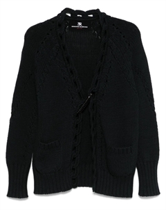 Кардиган с брошью, синий Ermanno scervino