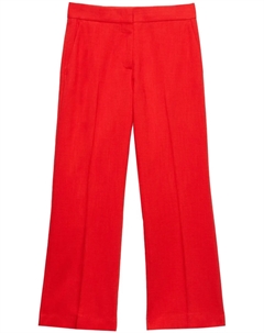 Укороченные брюки прямого кроя, красный Msgm