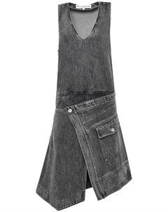 Платье-халат без рукавов, серый Jw anderson