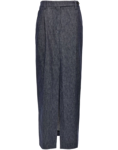 Юбка Monile, синий Brunello cucinelli