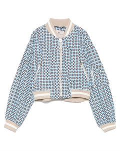 Куртка с геометричным узором, синий Ermanno scervino