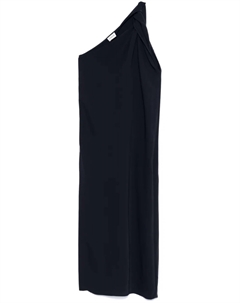 Платье миди из ткани кади, синий Parosh