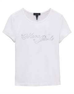 Футболка с логотипом, белый Marc jacobs