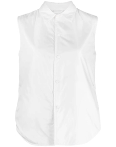 Дутый жилет на кнопках, белый Aspesi