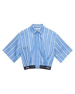 Рубашка в полоску, синий Msgm