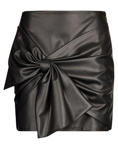 Юбка мини с бантом, черный Liu jo