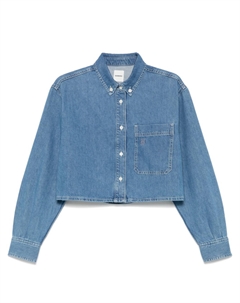 Укороченная рубашка, синий Sandro