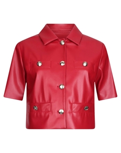 Укороченная куртка, красный Liu jo