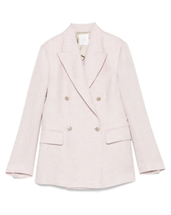 Льняной пиджак, розовый Eleventy