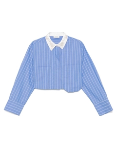 Рубашка в полоску, синий Sandro