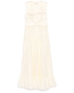 Платье макси Trapante, желтый Sandro