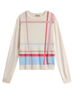 Прозрачный свитер с круглым вырезом, нейтральный Woolrich