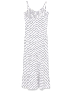 Платье макси в полоску, синий Sandro