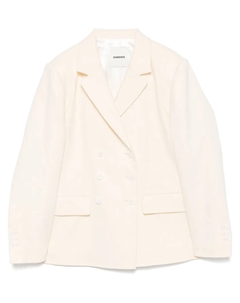 Двубортный блейзер, нейтральный Sandro