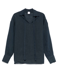 Блузка с асимметричным подолом, синий Eleventy