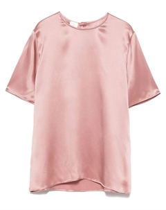 Атласная блузка, розовый Eleventy