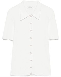 Рубашка в рубчик, белый Sandro