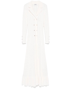 Трикотажное платье макси, белый Sandro