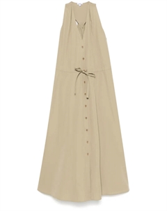 Поплиновое платье миди, зеленый Aspesi