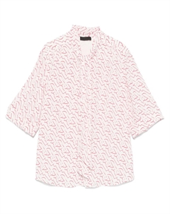 Рубашка с монограммой, белый Liu jo