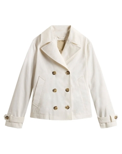 Двубортный пиджак, белый Woolrich