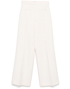 Твидовые брюки, белый Sandro