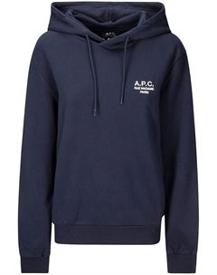 Худи с вышитым логотипом, синий A.p.c.