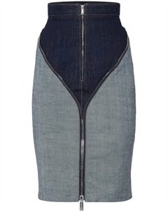 Джинсовая юбка-карандаш, синий Dsquared2