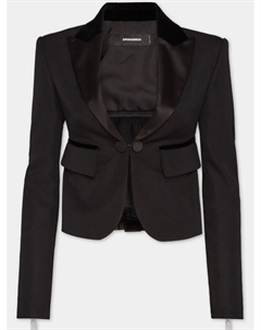 Однобортный пиджак, черный Dsquared2