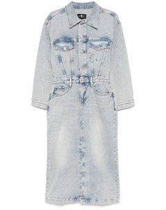 Джинсовое платье миди, синий 7 for all mankind