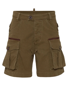 Шорты из рипстопа, коричневый Dsquared2