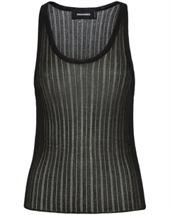 Полосатая блузка, черный Dsquared2