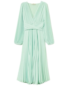Платье макси со складками, зеленый Twinset