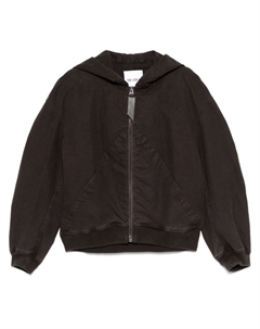 Бомбер с капюшоном, коричневый The attico