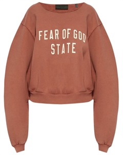 Толстовка с логотипом, розовый Fear of god essentials