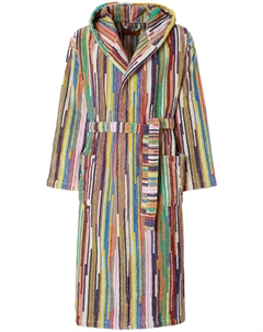 Халат Melody в полоску, черный Missoni home