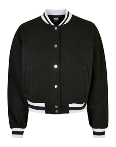 Куртка-бомбер OVERSIZED COLLEGE SWEAT, цвет Black Urban classics