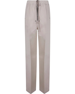 Хлопковые брюки Рика Оуэнса, нейтральный Rick owens