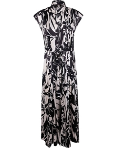 Высокий комбинезон с цветочным принтом, черный High