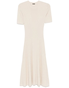 Платье-миди в мелкий рубчик, нейтральный Joseph