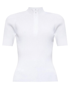 Футболка в рубчик, белый Tory burch