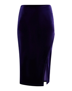 Юбка до колена Midi, фиолетовый Faina