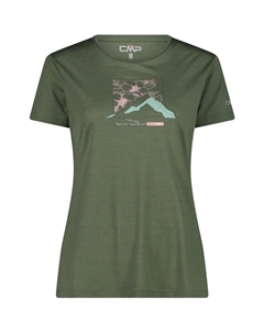 Женская футболка с принтом, серый Cmp