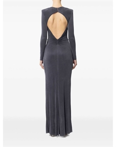Платье с драпировкой, серый Elisabetta franchi