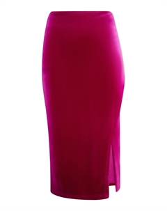 Юбка до колена Midi, розовый Faina