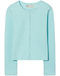 Кардиган Kendra с тиснением, синий Tory burch