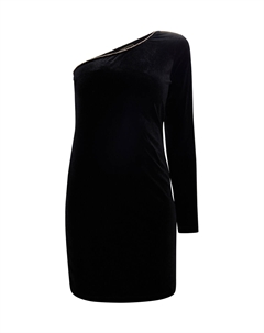Платье One Shoulder Mini, черный Faina
