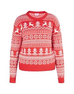 Свитер X Mas, красный Mymo