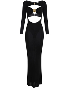 Декорированное платье из джерси, черный Elisabetta franchi